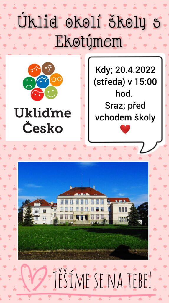 Úklid okolí školy s Ekotýmem