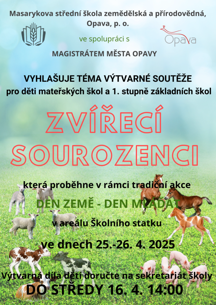 Výtvarná soutěž dny mláďat